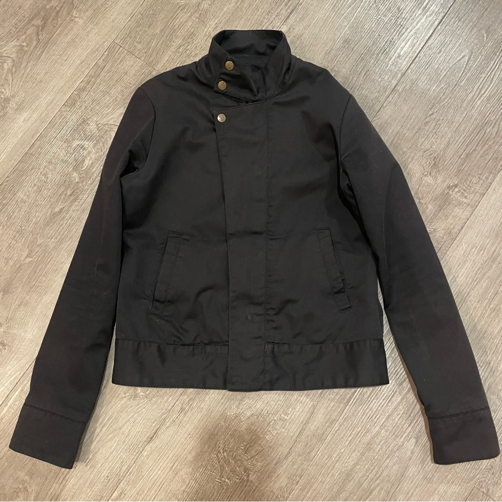 VOLCOM 2000'S TECHNICAL ASYMMETRICAL CLOSURE CANVAS JACKET